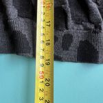 Akris Punto  Sweater Womens 2 Wool Jacquard Mock Neck Gray Black Spotted Pullover Photo 10