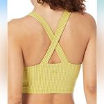 Madewell  Sangria Bra Gingham in Citrus Lime Size Med EUC Photo 1