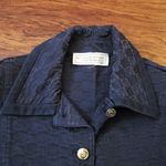 St. John Vintage  Iconic Navy Blue Gold Button Preppy Chic Quiet Lux Size Medium Photo 1
