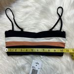 l*space L* Rebel Stripe Bikini Top. Size XSmall. New With Tags. Photo 5