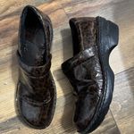 B.O.C. (Born Concept) Peggy clogs brown and black leopard print patent Size 11 Photo 0
