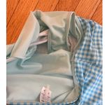 Lands' End  size 12Blue Floral & Gingham tankini/shorts swimsuit set‎ Photo 5