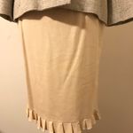 Carolina Herrera Saks 5th Ave Beige Skirt & Blazer, Size 8 Photo 3