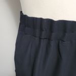Eileen Fisher  black faux wrap pull-on skirt size small Photo 2
