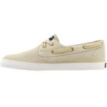 Sperry Top Sider 6.5 Pier Boat Champagne Gold Sparkles Canvas Slip On Sneakers Photo 3