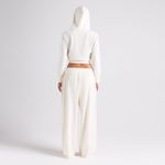 SKIMS Cotton Jersey Wide Leg Pant in Marble, Size Small Photo 3