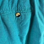 Vintage Pin Hi Arrow Teal Green High Waisted Cotton Lightweight Golf Shorts 10 Photo 3