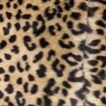 Faux fur animal pattern sweater vest. Size medium. Brown Photo 4