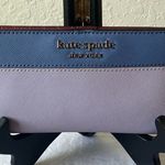 Kate Spade : Colorblock Blue/Purple tone 12 card slots- ID card spot- red inside Photo 0