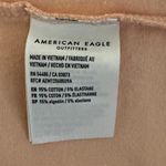 American Eagle AE Cinch Shoulder Smooth Knit Sleeveless Tank Tee Cropped Large Photo 4