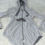 Lululemon Vitality Hooded Jacket Color Fossil Grey Size 8 EUC - Like New Photo 0