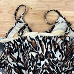 Aqua Green  Women's Animal Print Tiered Tankini Swim Top - Size Small - NWT Photo 6