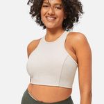 Outdoor Voices • Athena Crop Top sports bra Oatmeal beige tan tank Photo 2
