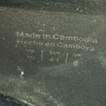 ALDO  Velvet Faux Leather Metallic Heel Loafers Flats Shoes Women’s Size 10 Photo 6