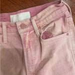 MOTHER Denim High Waisted Rider Flood 24 Into the Midst Pink Photo 3