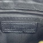 Badgley Mischka vegan leather quilted black wristlet clutch Photo 7