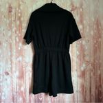 Amazon Anrabess Black Half Zip Short Sleeve Romper Photo 9