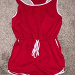 Zaful Red Romper Medium Photo 0