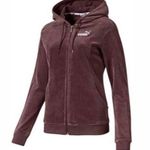 Puma  Essentials Cotton Furry Relaxed Fit Front Zit Hoodie, Burgundy M New w/Tag Photo 0