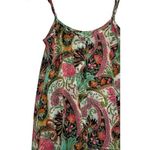 Show Me Your Mumu Top Womens Small Pink Green Paisley Floral Sheer Boho Festival Photo 9