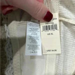 Aerie New with tags RIBBED EYELASH LACE TRIM
LONGLINE beige bralette top Photo 4