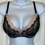 Adore Me Emanuelly Push Up Balconette Bra Black Rose Smoke Size 38DD Photo 1