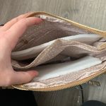 Violet Ray VR NYC Light beige  Braided O-Ring Messenger Crossbody Laser Cut Bag New w/Tags Photo 5