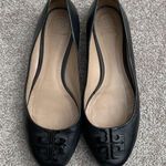 Tory Burch Black Leather Slip On Flats Shoes 9.5 M See Photos For Description Photo 0