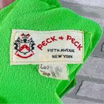 Peck & Peck Vintage Vibrant Floral Dress - Green and Purple Size S Photo 8