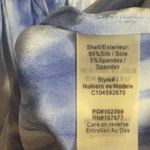 Alice + Olivia  Blue And White Tie Dye Silk Blend Dress Size Large Photo 8