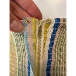 Cara Cara Campbell Multi Stripe Cotton Summer Midi Dress Size M Blue Photo 4