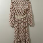 Reformation Delilah Wine Blossom Midi Dress Photo 7