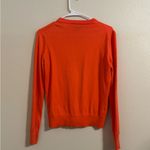 J.Crew  Bright Orange Knit Sweater Photo 2