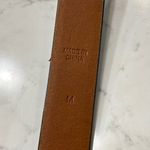 Ralph Lauren  Black Leather Belt W/ Solid Brass Buckle Woman’s Size Medium Photo 3