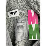 woman's l l bean XS Regular Gray Quilted Vest Zip Up Lined Photo 2