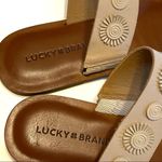 Lucky Brand  Adalyn leather sandals 8M‎ new flawed Photo 5