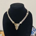 Stella & Dot Vintage  silver tone with rhinestone Necklace two way use Photo 3