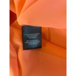 Lafayette 148 Asymmetric Crepe Dress GORGEOUS COLOR Coral Reef Sleeveless Size S Photo 3