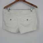 American Rag Womens White Denim Shorts Size 5 Button Fly Pockets Casual Photo 5