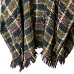 Boyne Valley Weavers Plaid Wool Fringed Shawl Handcrafted in Ireland Womens OS Blue Size undefined Photo 2