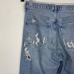 AGOLDE Women's 27 90s Mid Rise Loose Fit Distressed Light Wash Button Fly Jeans Photo 10