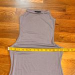 Naked Wardrobe Womens Large Sleeveless Mock Neck Bodycon Stretch Tank Top Blouse Photo 1