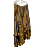 Vintage Cordelia NWT Y2K Festival Rave Skirt Size Medium Brown Beaded Maxi $204 Photo 4
