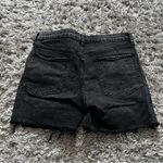 Old Navy  black demin washed OG straight high rise shorts size 8 Photo 2