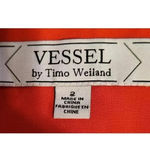 Anthropologie | Vessel by Timo Weiland Neria Dress Size 2 Red/Orange Eyelet Red Photo 4