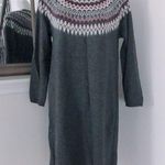 J.Jill  Turtleneck Sweater Dress Cotton Dark Charcoal Petite Size M NWT $129.00 Photo 10