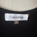 Calvin Klein  Abstract Print Tank Top with Sequin Hem Size M Photo 4
