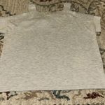 Minnie Rose  studded halter short sleeve silver sweater Photo 4