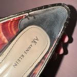 Anne Klein  wedge loafer Metallic Pewter size 7 Photo 4