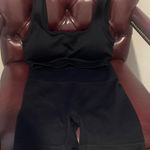 New Without Tag OQQ Black Exercise Workout Set Size M Size M Photo 0